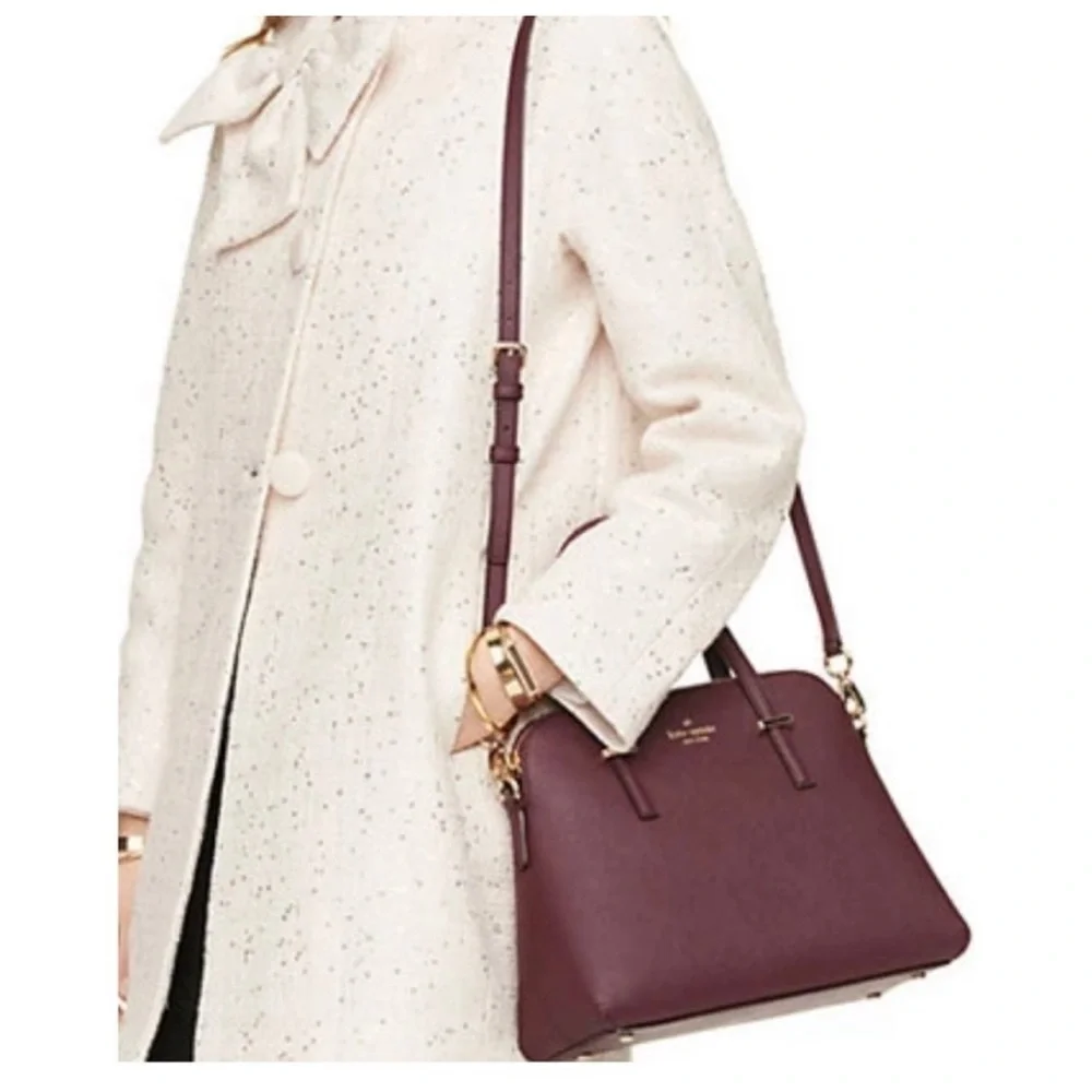 Kate Spade Cedar Street Maise Satchel - Mulled Wine